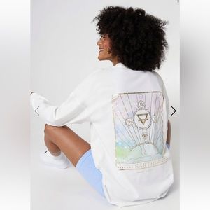 Spiritual Gangster ✨ Earth Below Long Sleeve Tee- Organic Cotton, Oversized Fit